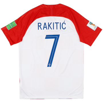 2018-19 Croatia Home Shirt Rakitic #7 - 7/10 - (M)