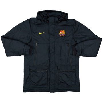 2013-14 Barcelona Nike Hooded Padded Rain Jacket - 6/10 - (L)