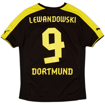 2013-14 Borussia Dortmund Away Shirt Lewandowski #9 - 7/10 - (S)