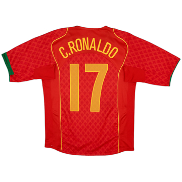 2004-06 Portugal Home Shirt C.Ronaldo #17 - 7/10 - (S)