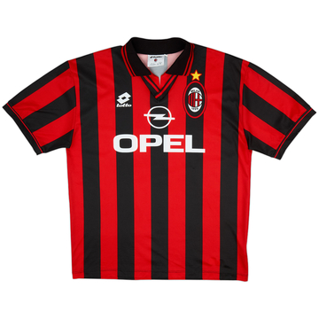 1996-97 AC Milan Home Shirt - 8/10 - (XL)