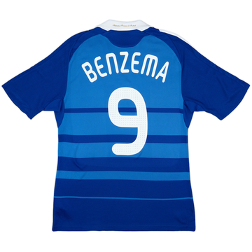 2008-09 France Home Shirt Benzema #9 - 8/10 - (M)