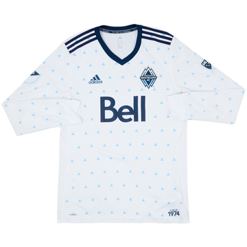 2017 Vancouver Whitecaps Authentic Home L/S Shirt - 6/10 - (L)
