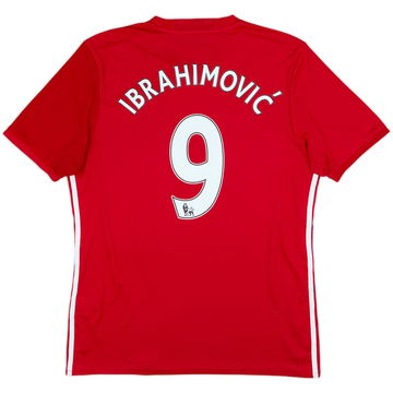 2016-17 Manchester United Home Shirt Ibrahimovic #9 - 5/10 - (L)