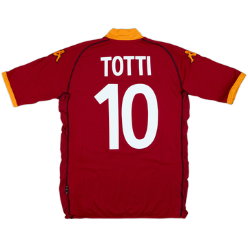 2002-03 Roma Home Shirt Totti #10 - 6/10 - (L)