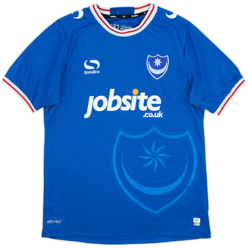 2017-18 Portsmouth Home Shirt - 8/10 - (S)