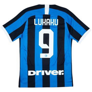 2019-20 Inter Milan Home Shirt Lukaku #9 - 10/10 - (S)