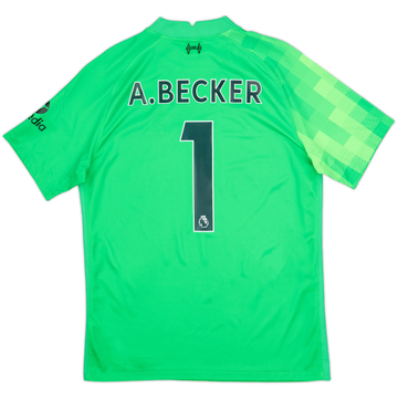 2021-22 Liverpool GK S/S Shirt A.Becker #1 - 10/10 - (M)