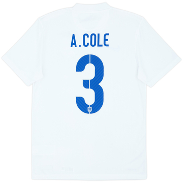 2014-15 England Home Shirt A.Cole #3 - 8/10 - (S)