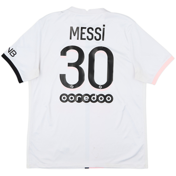 2021-22 Paris Saint-Germain Away Shirt Messi #30 - 6/10 - (L)