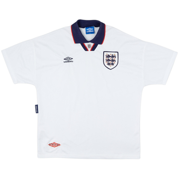 1993-95 England Home Shirt - 8/10 - (XL)