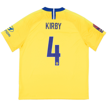 2018-19 Chelsea Womens Away Shirt Kirby #4 - 9/10 - (Men's XL)
