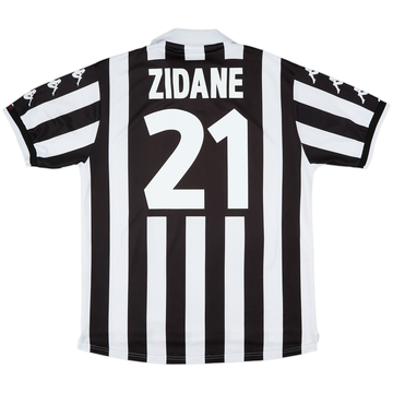 1999-00 Juventus Home Shirt Zidane #21 - 8/10 - (XL)