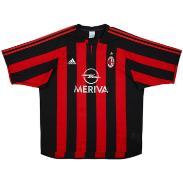 2003-04 AC Milan Home Shirt - 4/10 - (XL)