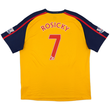 2008-09 Arsenal Away Shirt Rosicky #7 - 5/10 - (XXL)