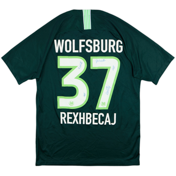 2019-20 Wolfsburg Signed Home Shirt Rexhbecaj #37 - 7/10 - (M)