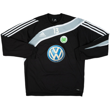 2009-10 Wolfsburg adidas Player Issue Sweat Top #13 - 6/10 - (L)