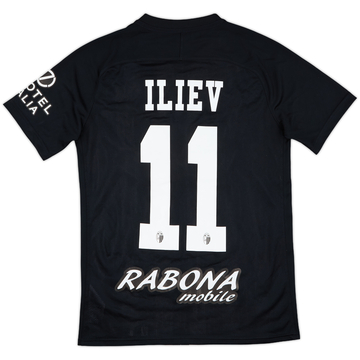 2020-21 Ascoli Home Shirt Iliev #11 - 9/10 - (M)