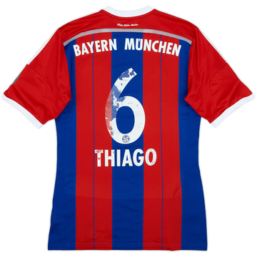 2014-15 Bayern Munich Home Shirt Thiago #6 - 4/10 - (M)