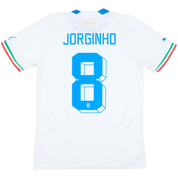 2022-23 Italy Away Shirt Jorginho #8 - 8/10 - (L)