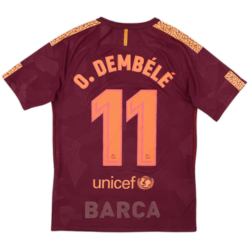 2017-18 Barcelona Third Shirt O.Dembele #11 - 7/10 - (S)