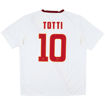 2014-15 Roma Away Shirt Totti #10 - 8/10 - (XL)