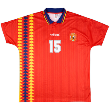 1994 Spain adidas Reissue Home Shirt #15 - 9/10 - (XXL)