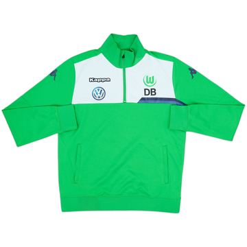 2014-15 Wolfsburg Staff Issue Kappa 1/4 Zip Drill Top DB - 5/10 - (L)