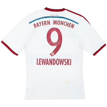 2014-15 Bayern Munich Away Shirt Lewandowski #9 - 4/10 - (M)
