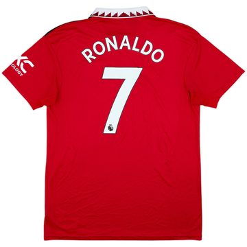 2022-23 Manchester United Home Shirt Ronaldo #7 - 6/10 - (L)