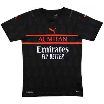2021-22 AC Milan Third Shirt - 9/10 - (S)
