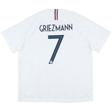 2018 France Away Shirt Griezmann #7 - 7/10 - (XXL)