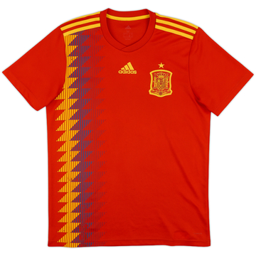 2018-19 Spain Home Shirt - 8/10 - (M)