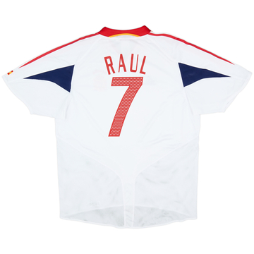 2004-06 Spain Away Shirt Raul #7 - 8/10 - (XL)