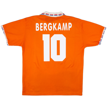 1996 Netherlands Home Shirt Bergkamp #10 - 8/10 - (XL)
