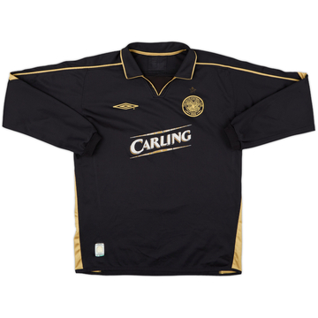 2003-04 Celtic Away L/S Shirt - 4/10 - (M)