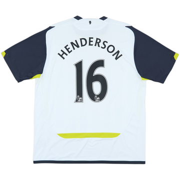 2009-10 Sunderland Away Shirt Henderson #16 - 8/10 - (XL)