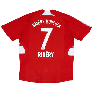 2008-09 Bayern Munich Home Shirt Ribery #7 - 6/10 - (XL)