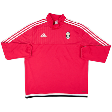 2015-16 Juventus adidas 1/4 Zip Drill Top - 9/10 - (XL)