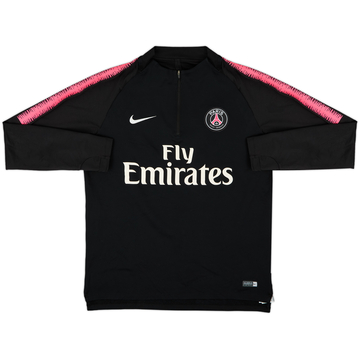 2018-19 Paris Saint-Germain Nike 1/4 Zip Drill Top - 6/10 - (L)