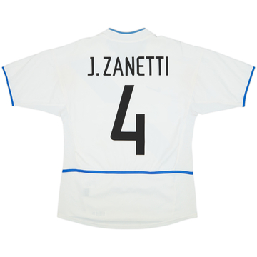 2002-03 Inter Milan Away Shirt J.Zanetti #4 - 6/10 - (S)
