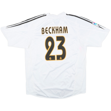 2004-05 Real Madrid Home Shirt Beckham #23 - 5/10 - (M)