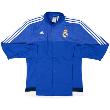 2014-15 Real Madrid adidas Button Track Jacket - 7/10 - (M)