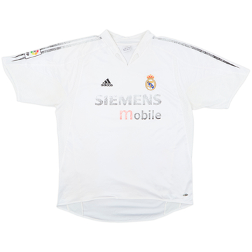 2004-05 Real Madrid Home Shirt - 3/10 - (XL)