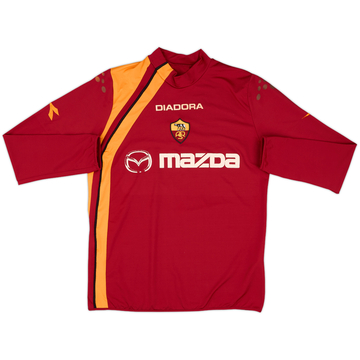 2005-06 Roma Home L/S Shirt - 6/10 - (L)