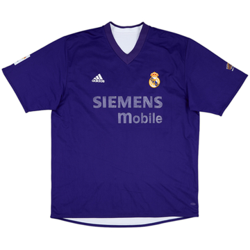 2002-03 Real Madrid Centenary Third Shirt Beckham - 4/10 - (XL)