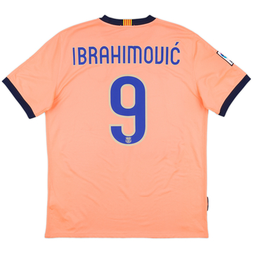 2009-10 Barcelona Away Shirt Ibrahimovic #9 - 10/10 - (L)