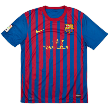2011-12 Barcelona Home Shirt - 4/10 - (M)