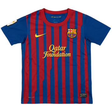 2011-12 Barcelona Home Shirt - 7/10 - (S.Boys)