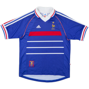 1998-00 France Home Shirt - 8/10 - (L.Boys)